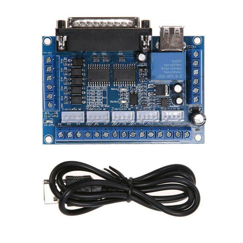 Breakout board (Styrkort) med Relä för plasma eller spindelstyrning via t.ex. Mach3/4 eller UCCNC
