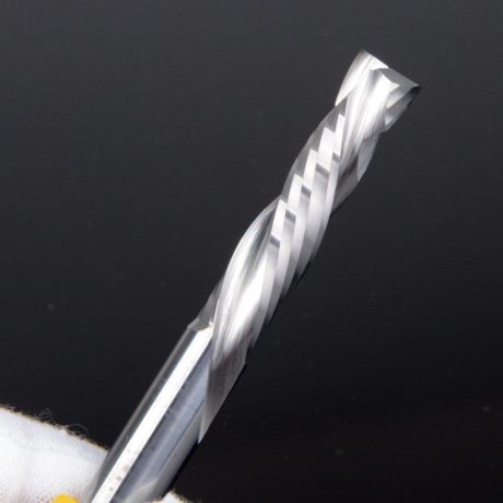 Up&Down (Compression) 4x22x45 med två "flutes" för MDF, Akryl, PVC, harts, plast etc.