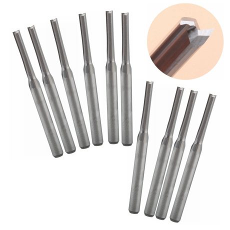 Pinnfräs 3.175x2x12x38mm 2 straight flutes för trä och MDF