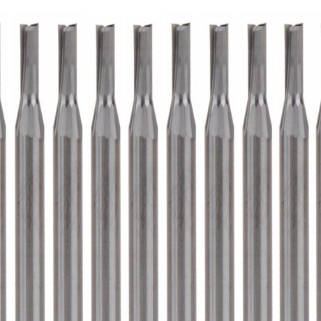 Pinnfräs 3.175x2x6x38mm 2 straight flutes för trä och MDF