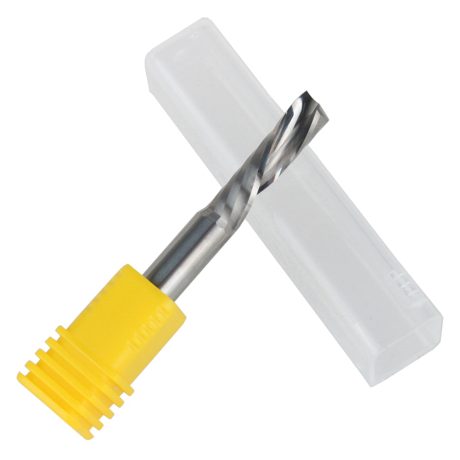 Down cut 6x22x50 med en "flute" AAA kvalitet, för PVC, POM, Plast, Akryl, MDF, Furu, Plywood