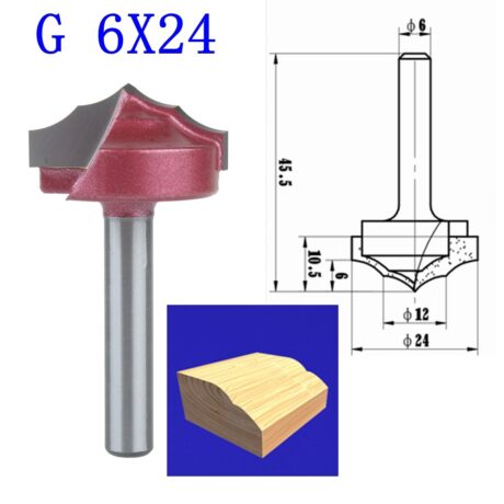 6x24mm Profilfräs G