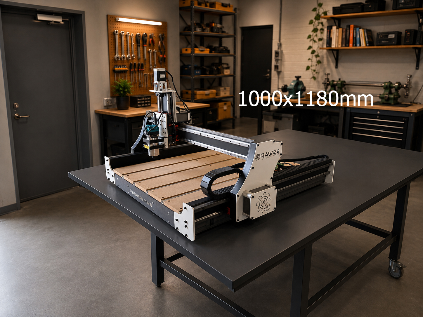 Raw Creative Steel edition CNC maskin med Kuggstång - Bild 3