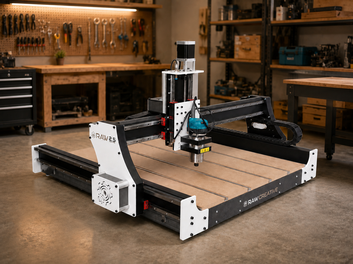 Raw Creative Steel edition CNC maskin med Kuggstång - Bild 4