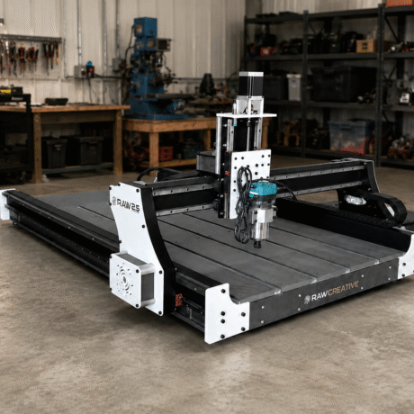 Raw Creative Steel edition CNC maskin med Kuggstång