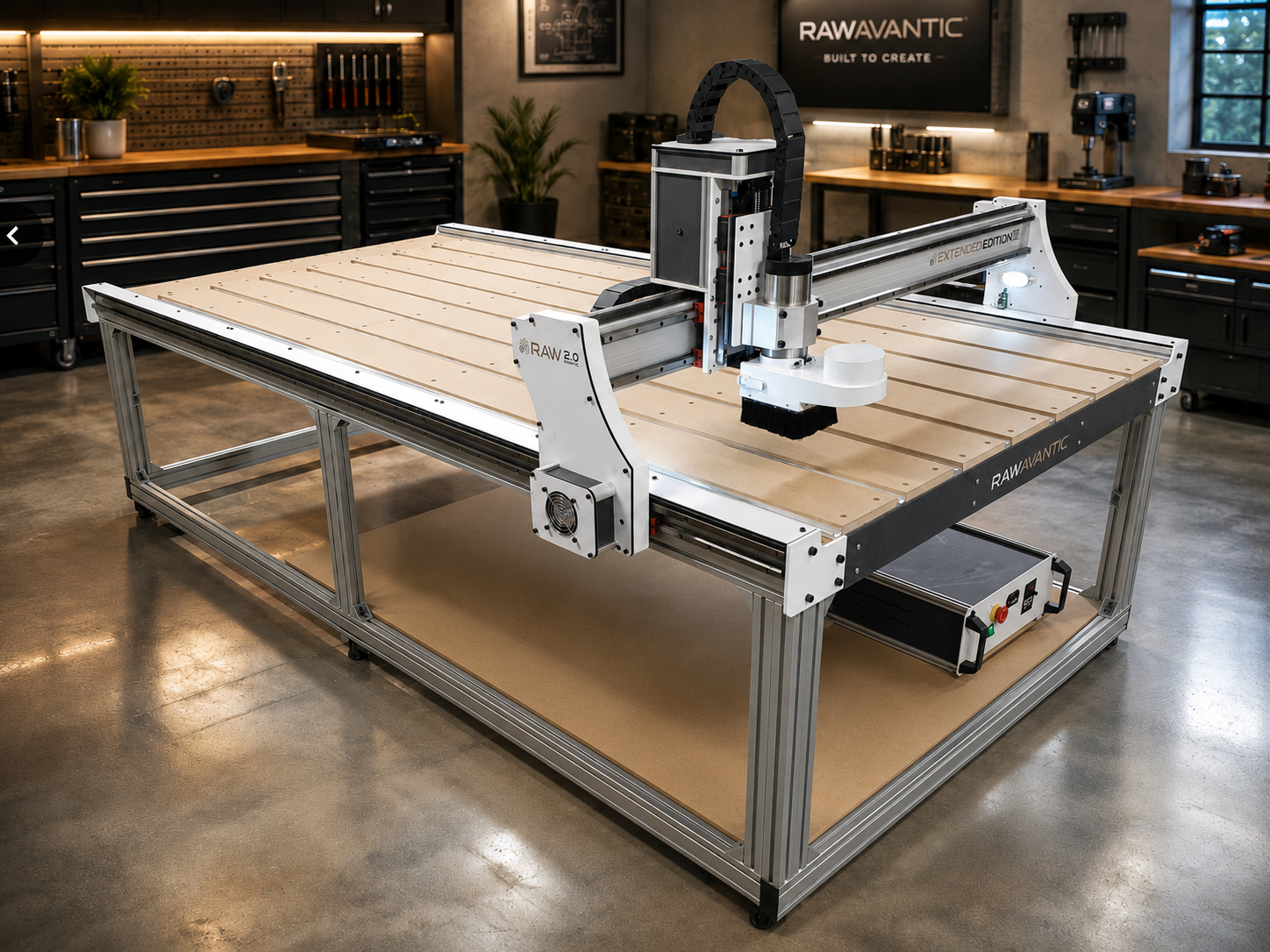 Raw Avantic EXTENDED XL 2800x1690mm CNC maskin - Bild 2