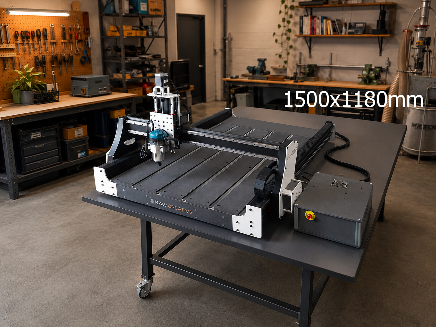 Raw Creative Steel edition CNC maskin med Kuggstång - Bild 2